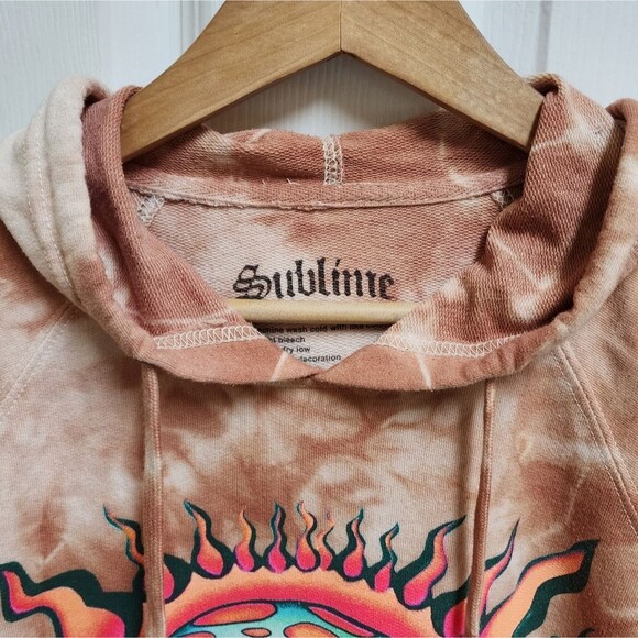 Vintage Sublime Hoodie 1995 Summer Tour Adult S Rock Band Tie Dye Music Concert - Picture 10 of 11